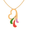 14K Tricolour Gold Pendant Set Exclusively For You