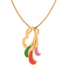 14K Tricolour Gold Pendant Set Exclusively For You