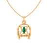 14k Gold Lotus Pendant from PC Chandra Amazea Collection