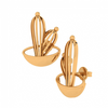 14KT (585) Yellow Gold Stud Earrings for Women