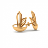 14KT (585) Yellow Gold Stud Earrings for Women