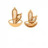 14KT (585) Yellow Gold Stud Earrings for Women