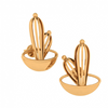 14KT (585) Yellow Gold Stud Earrings for Women