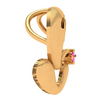 14k Charming Lord Ganesha Gold Pendant for Ladies from PC Chandra Amazea Collection