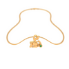 Exquisite 14k Gold Lord Ganesha Pendant For Women From Amazea Collection