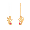 14K Festive Special Gold Earring Design For  Women