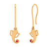 14K Festive Special Gold Earring Design For  Women