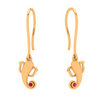 14K Festive Special Gold Earring Design For  Women