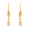 14k Gold Leaf motif Earrings from PC Chandra Amazea Collection