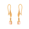 14k Gold Leaf motif Earrings from PC Chandra Amazea Collection