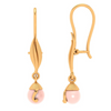 14k Gold Leaf motif Earrings from PC Chandra Amazea Collection