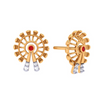  14K Solid Spiral-shaped Gold Earrings Design for you