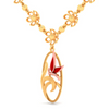 14K Bird Themed Gold Necklace Design For You