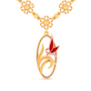 14K Bird Themed Gold Necklace Design For You