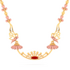 14K Wedding Season Special Gold Necklace Design