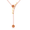 14K Floral Gold Necklace Design For Any Occasion