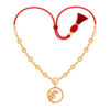 14K Festive Special Gold Necklace Design