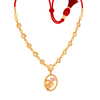 14K Festive Special Gold Necklace Design