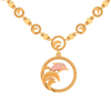 14K Festive Special Gold Necklace Design