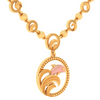 14K Festive Special Gold Necklace Design