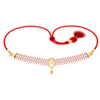 14K Exclusive Gold Necklace Design For Festive Occasions