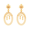 14K Enticing Gold Earrings Design With Immaculate Details