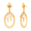 14K Enticing Gold Earrings Design With Immaculate Details