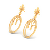 14K Enticing Gold Earrings Design With Immaculate Details