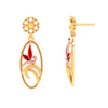 14K Gold Earrings Design With Intricate Details