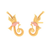 14K Funky And Trendy Gold Earrings Design 