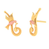 14K Funky And Trendy Gold Earrings Design 