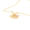 14K Gold Pendant Songbird Shape from Barish Collection