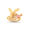 14K Gold Pendant Songbird Shape from Barish Collection