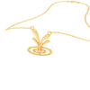 14K Gold Pendant Solid Droplet Design from Barish Collection 