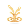 14K Gold Pendant Solid Droplet Design from Barish Collection 