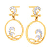 14K Gold Earrings Gems & Hoop Design from Barish Collection