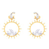 14K Gold Earrings Subtle Hoops & Gem-Fit from Barish Collection