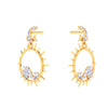 14K Gold Earrings Subtle Hoops & Gem-Fit from Barish Collection