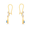 14K Gold Earrings With Striking Gems From Barish Collection