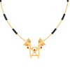 14k Lightweight Lord Ganesha Mangalsutra  From Amazea Collection