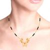 14k Lightweight Lord Ganesha Mangalsutra  From Amazea Collection