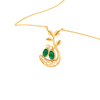 Best Unique 14k Gold Splendor Sapling With Green Stone From PC Chandra Amazea Collection