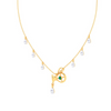 14k Aquarius Themed Gold Gorgeous Necklace From Amazea Collection