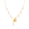 14k Aquarius Themed Gold Gorgeous Necklace From Amazea Collection