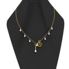 14k Aquarius Themed Gold Gorgeous Necklace From Amazea Collection