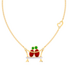 Dainty Couple 14k Gold Necklace From PC Chandra Amazea Collection