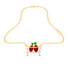 Dainty Couple 14k Gold Necklace From PC Chandra Amazea Collection