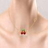 Dainty Couple 14k Gold Necklace From PC Chandra Amazea Collection