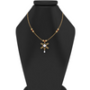 Unique 14k Gold Necklace With Stone- Amazea Collection