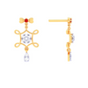 14k Gorgeous Jhumka Design Earrings From Amazea Collection